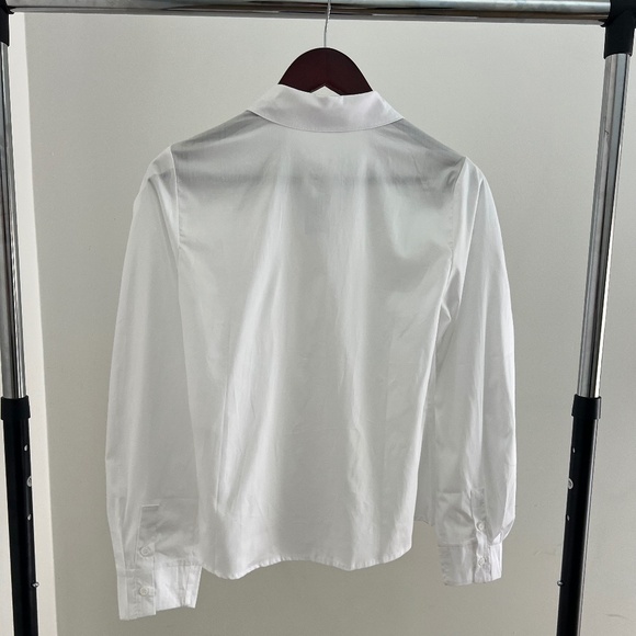 Harshman Los Angeles Claire Puff Sleeve Cotton Shirt Extra Small NWT - Picture 2 of 4